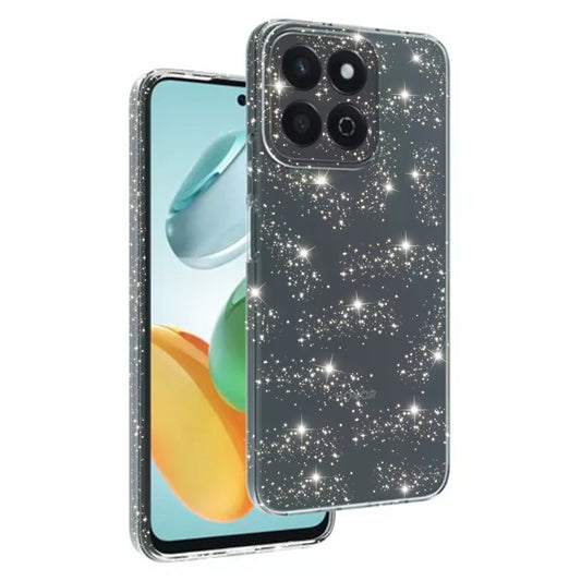 Θήκη για Honor X7c / 200 Smart, Techsuit, SparkleSkin, Διαφανής