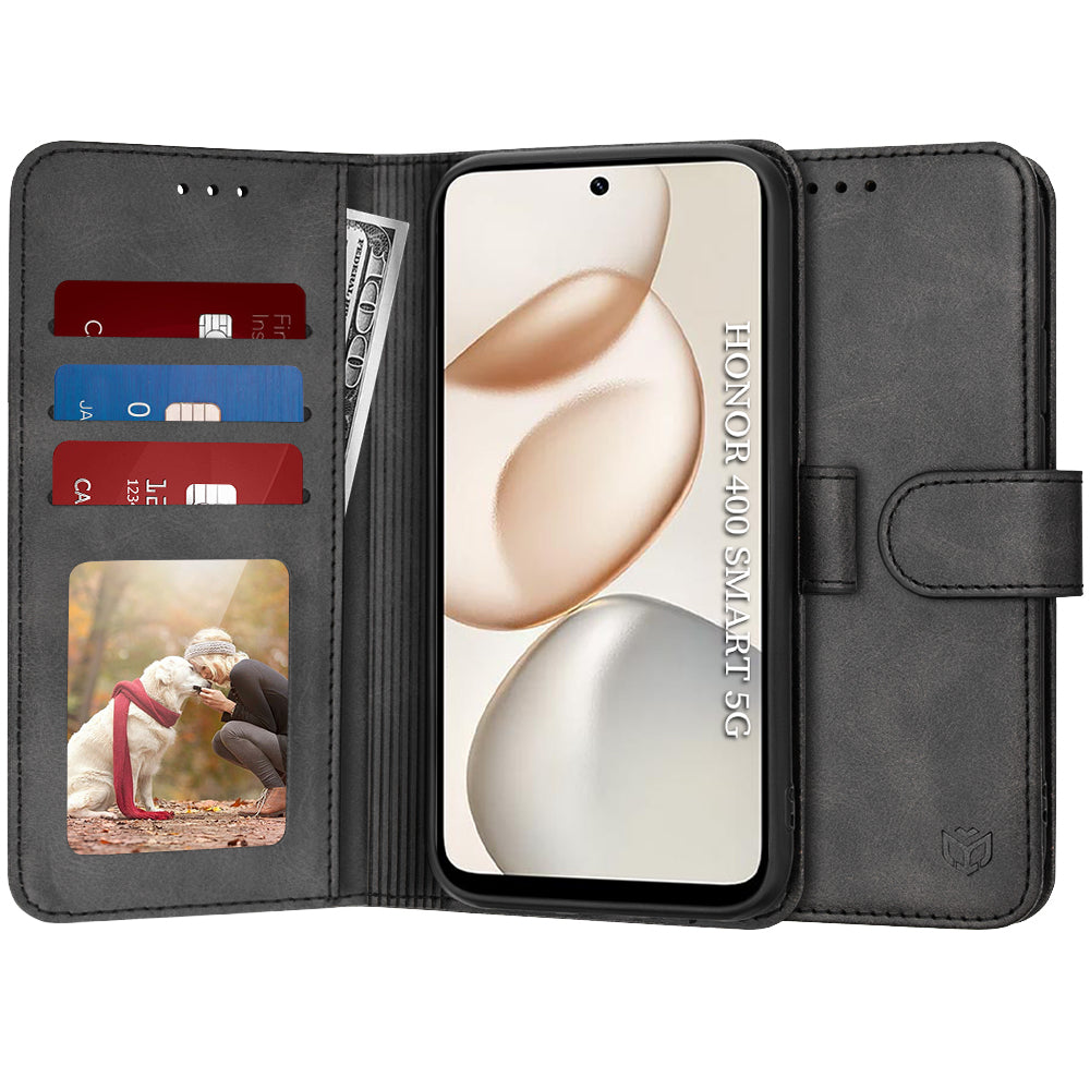 Θήκη για Honor 400 Smart 4G / X7d 4G, Techsuit, Diary Book, Μαύρη