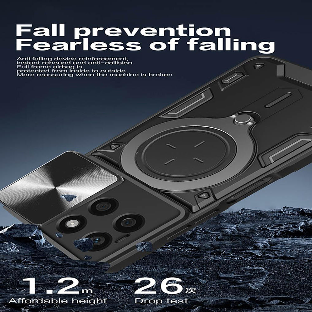 Θήκη για Honor X8c, Techsuit, CamGuard Pro, Μαύρη
