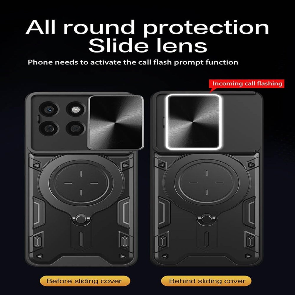 Θήκη για Honor X8c, Techsuit, CamGuard Pro, Μαύρη