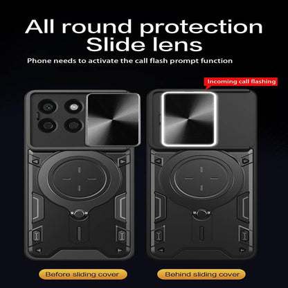 Θήκη για Honor X8c, Techsuit, CamGuard Pro, Μαύρη