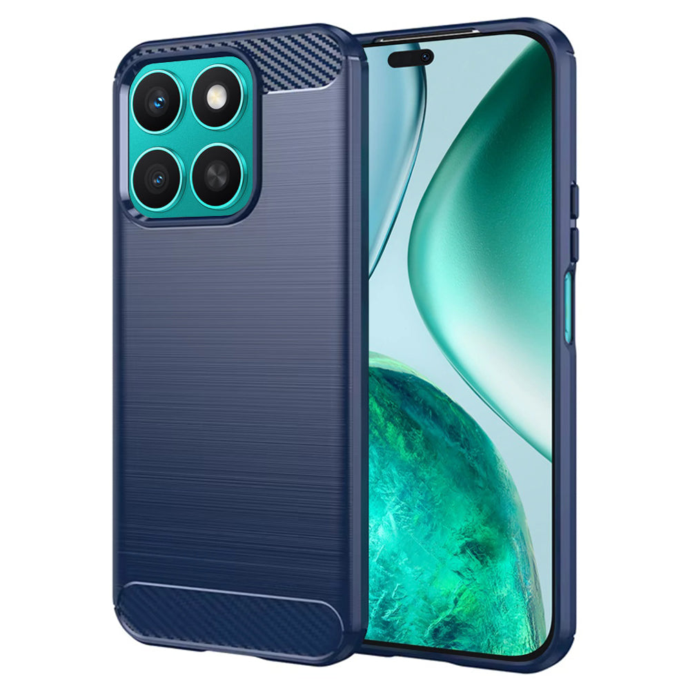 Θήκη για Honor X8c, Techsuit, Carbon, Μπλε