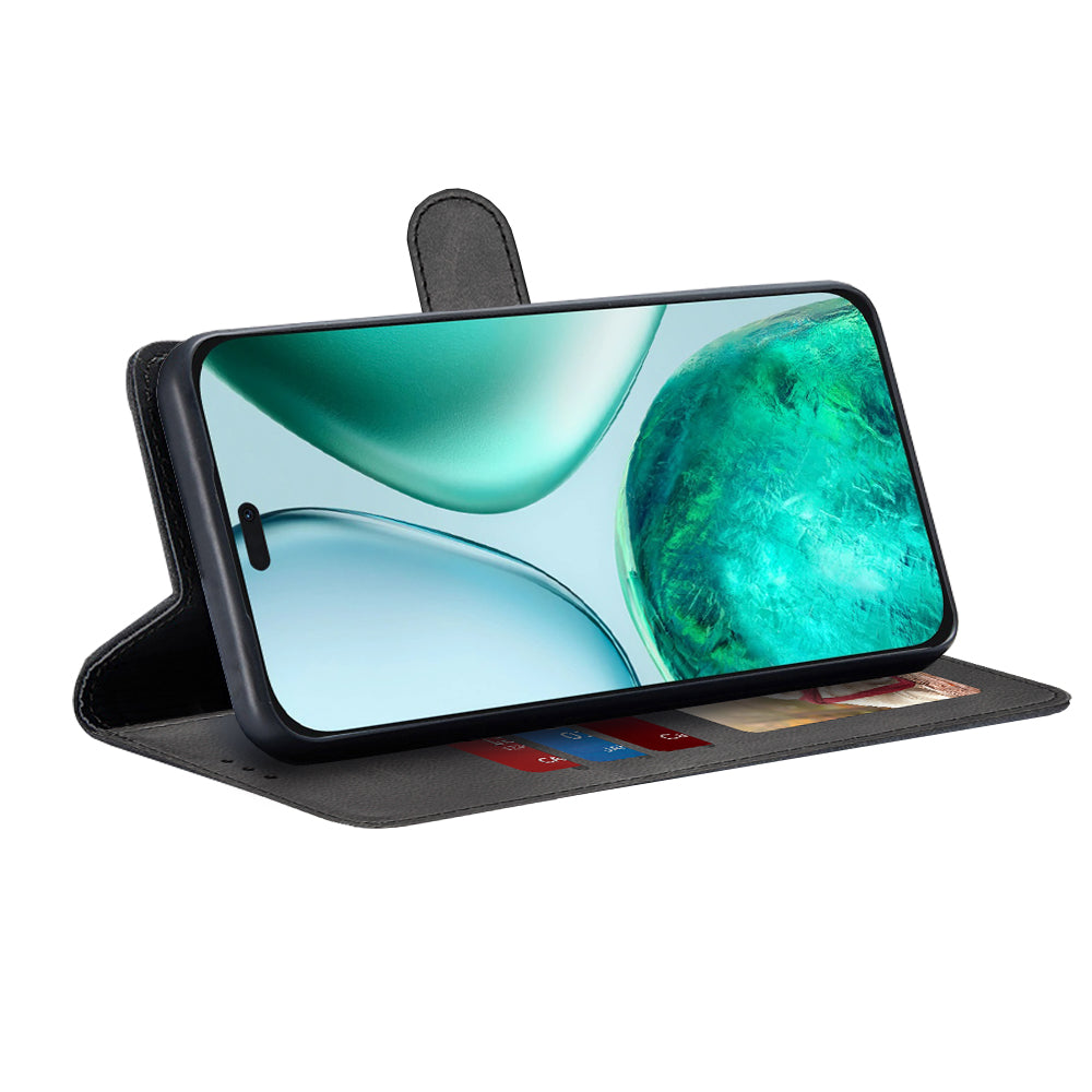 Θήκη για Honor X8c, Techsuit, Diary Book, Μαύρη