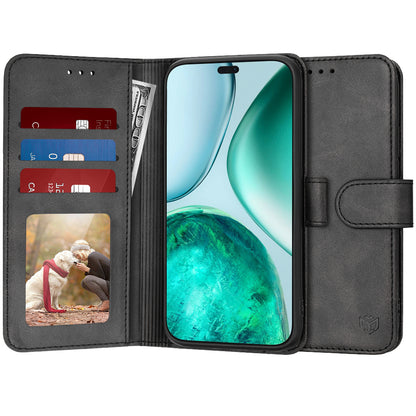 Θήκη για Honor X8c, Techsuit, Diary Book, Μαύρη
