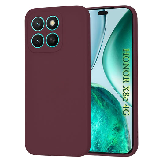 Θήκη για Honor X8c, Techsuit, SoftFlex, Βυσσινί