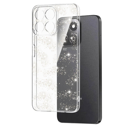 Θήκη για Honor X8c, Techsuit, SparkleSkin, Διαφανής