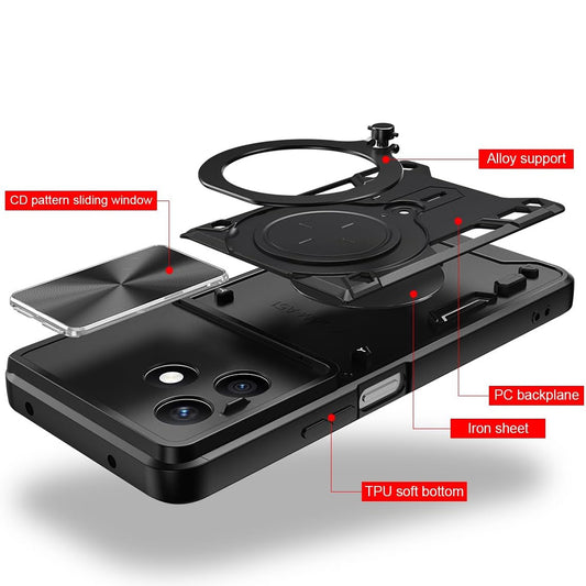 Θήκη για Honor X8d, Techsuit, CamGuard Pro, Μαύρη