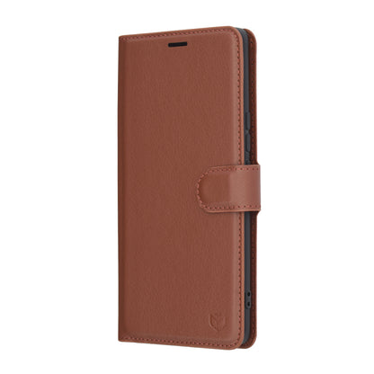 Case for Honor X9c / Magic7 Lite, Techsuit, Leather Folio, Brown