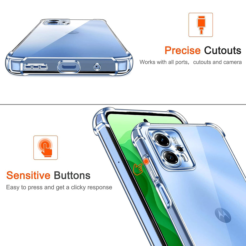 Case for Honor X9c Smart, Techsuit, Shockproof Clear, Transparent