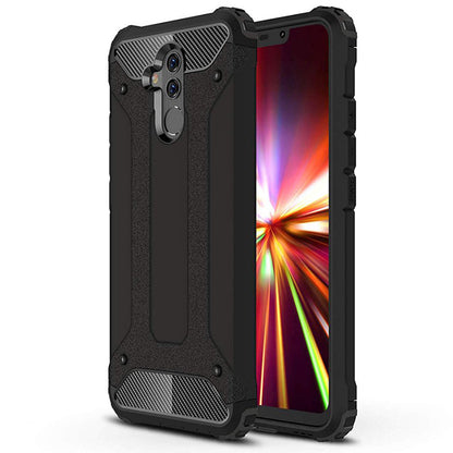 Case for Huawei Mate 20 Lite, Techsuit, Hybrid Armor, Black