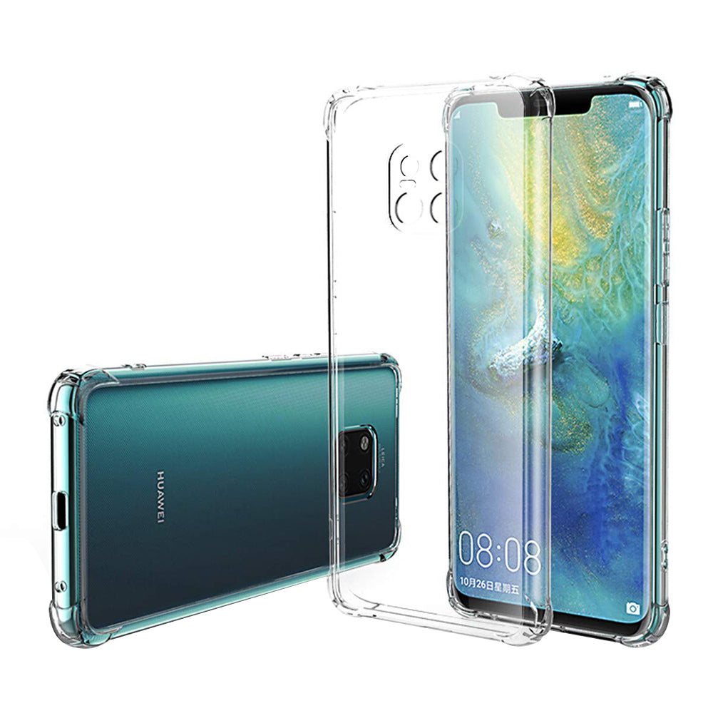 Case for Huawei Mate 20 Pro, Techsuit, Shockproof Clear, Transparent