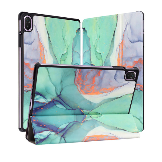 Θήκη για Huawei MatePad 11.5 (2025), Techsuit, FoldPro Green Time, Πολύχρωμη