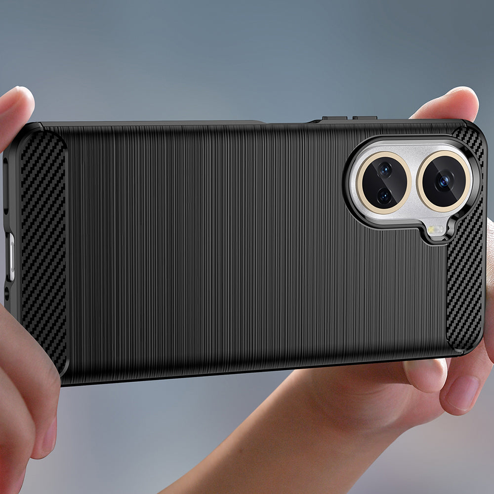 Θήκη για Huawei nova 10 SE, Techsuit, Carbon, Μαύρο