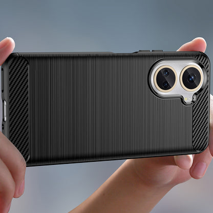 Θήκη για Huawei nova 10 SE, Techsuit, Carbon, Μαύρο