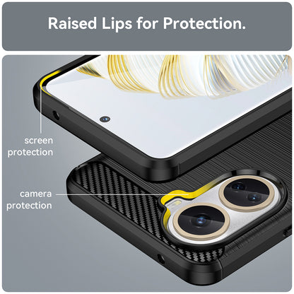 Θήκη για Huawei nova 10 SE, Techsuit, Carbon, Μαύρο