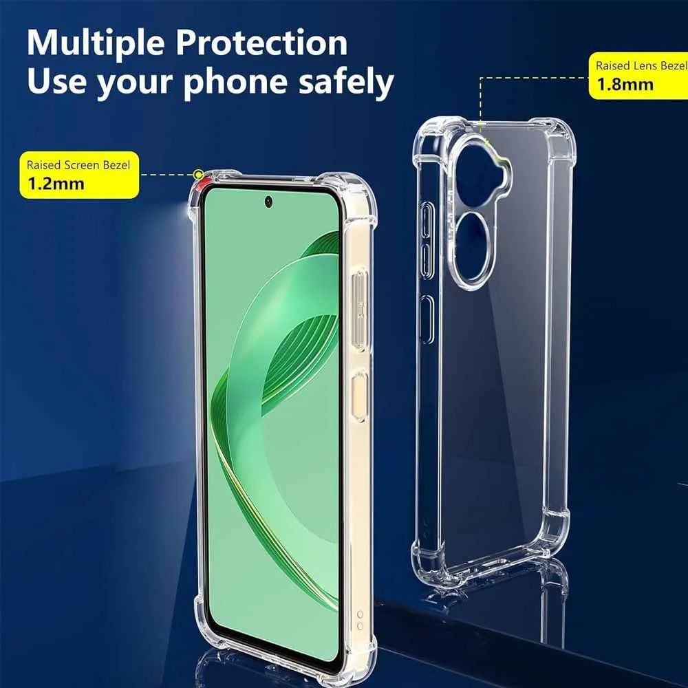 Case for Huawei nova 11 SE / nova 12 SE, Techsuit, Shockproof Clear, Transparent
