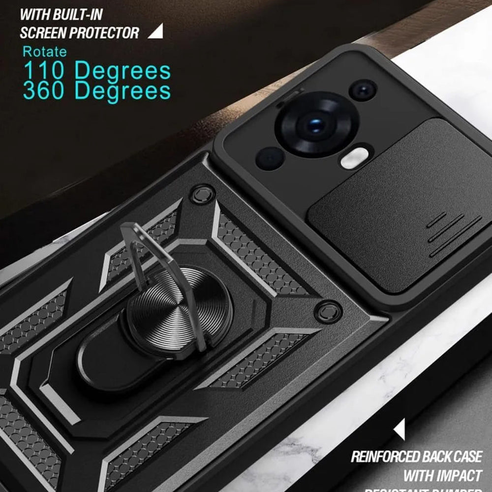 Θήκη για Huawei nova 12s / nova 11, Techsuit, CamShield, Μαύρο