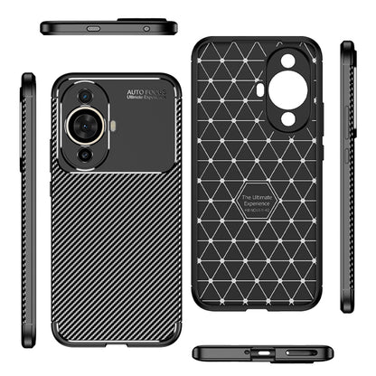 Case for Huawei nova 12s / nova 11, Techsuit, CarbonFiber, Black