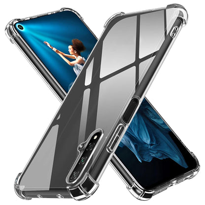 Case for Huawei nova 5T / Honor 20, Techsuit, Shockproof Clear, Transparent