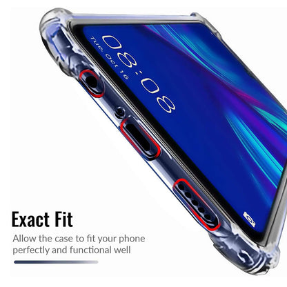 Θήκη για Huawei P Smart (2019), Techsuit, Ανθεκτική σε Κρούσεις Διαφανής, Διάφανη