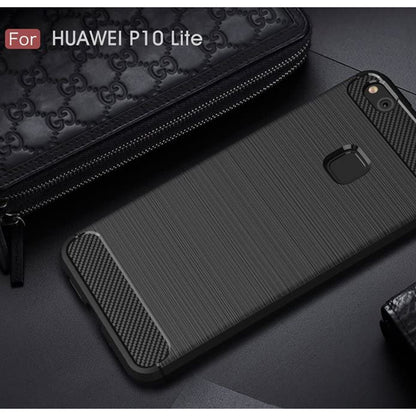 Θήκη για Huawei P10 Lite, Techsuit, Carbon, Μαύρο