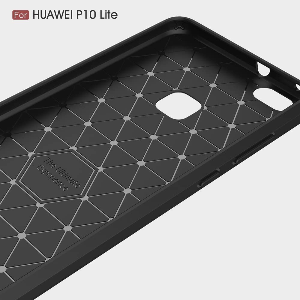 Θήκη για Huawei P10 Lite, Techsuit, Carbon, Μαύρο
