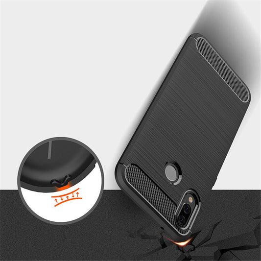 Θήκη για Huawei P20 Lite, Techsuit, Carbon, Μαύρο