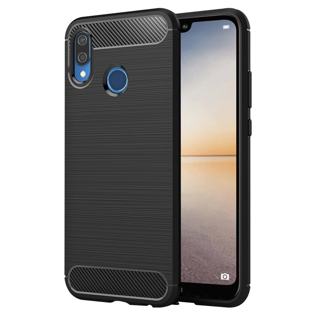 Θήκη για Huawei P20 Lite, Techsuit, Carbon, Μαύρο