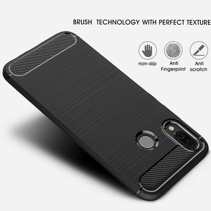 Θήκη για Huawei P20 Lite, Techsuit, Carbon, Μαύρο