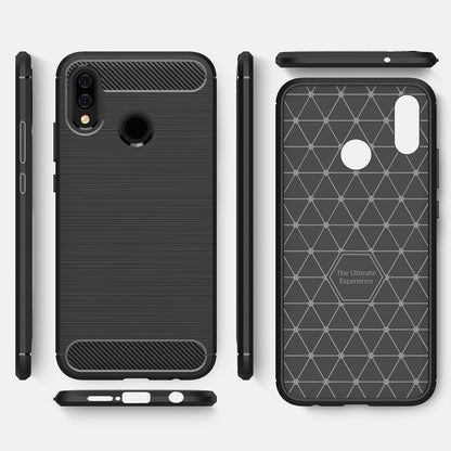 Θήκη για Huawei P20 Lite, Techsuit, Carbon, Μαύρο