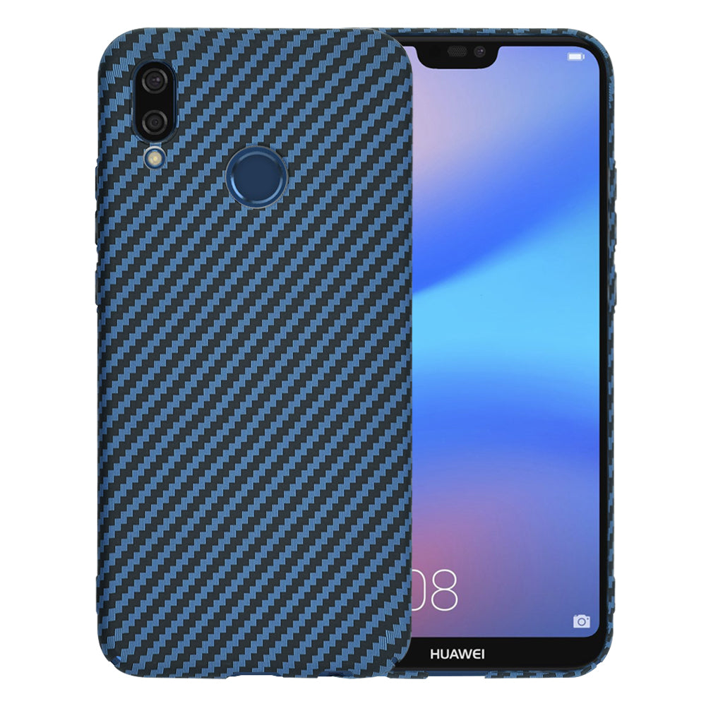 Θήκη για Huawei P20 Lite, Techsuit, Carbonite FiberShell, Τυρκουάζ