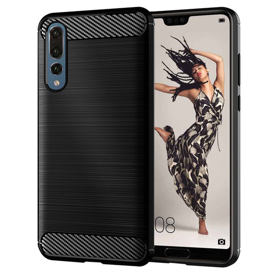Θήκη για Huawei P20 Pro, Techsuit, Carbon, Μαύρο