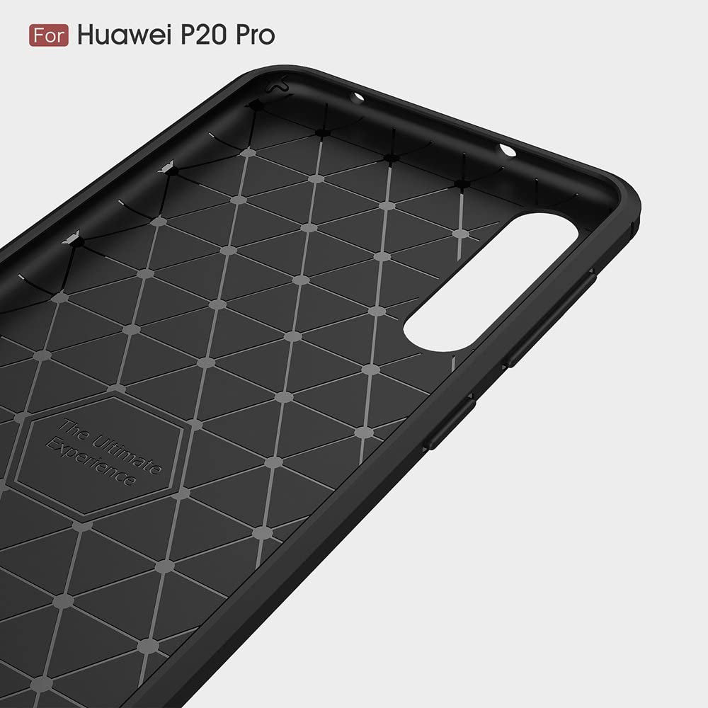 Θήκη για Huawei P20 Pro, Techsuit, Carbon, Μαύρο