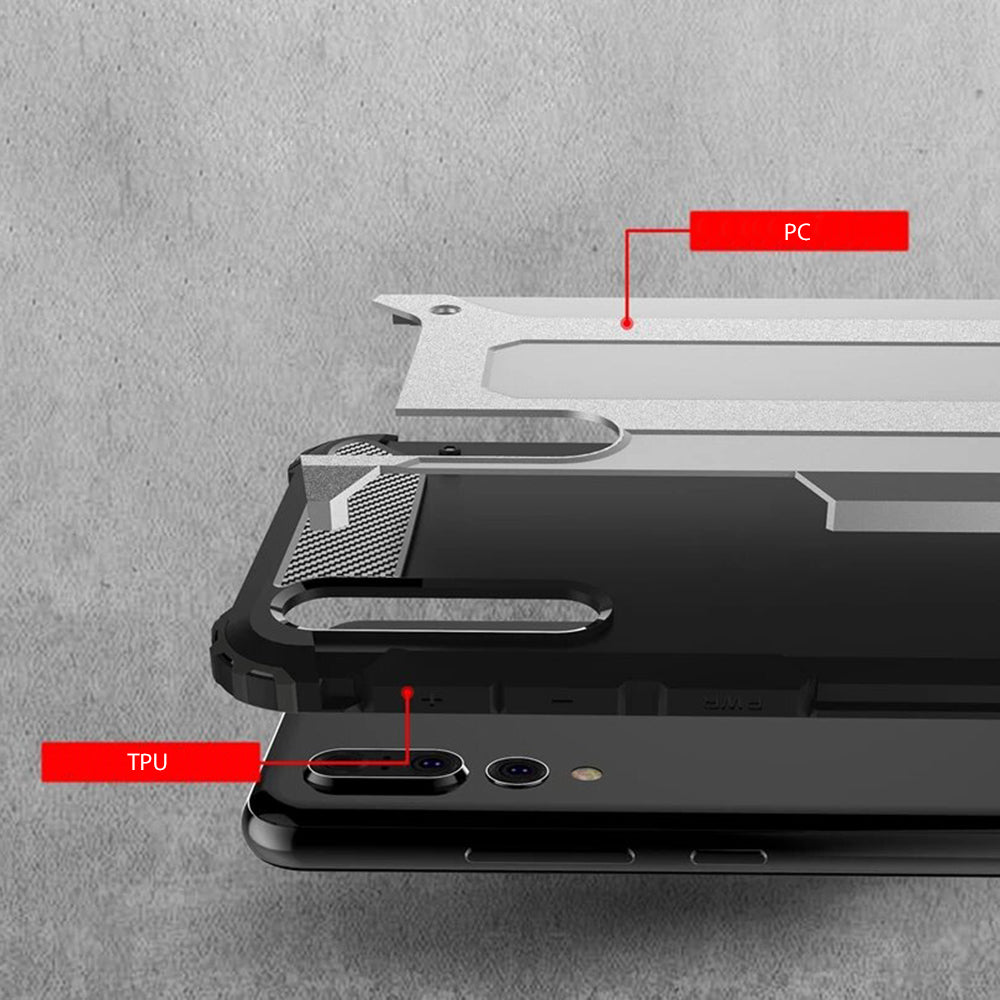 Θήκη για Huawei P20 Pro, Techsuit, Hybrid Armor, Μαύρη