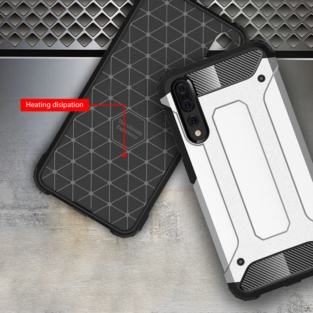 Θήκη για Huawei P20 Pro, Techsuit, Hybrid Armor, Μαύρη