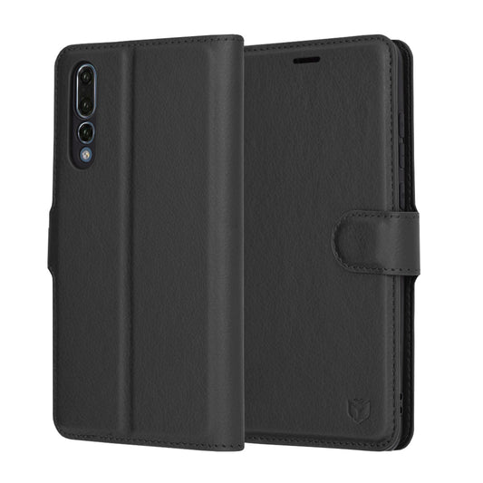Θήκη για Huawei P20 Pro, Techsuit, Leather Folio, Μαύρη
