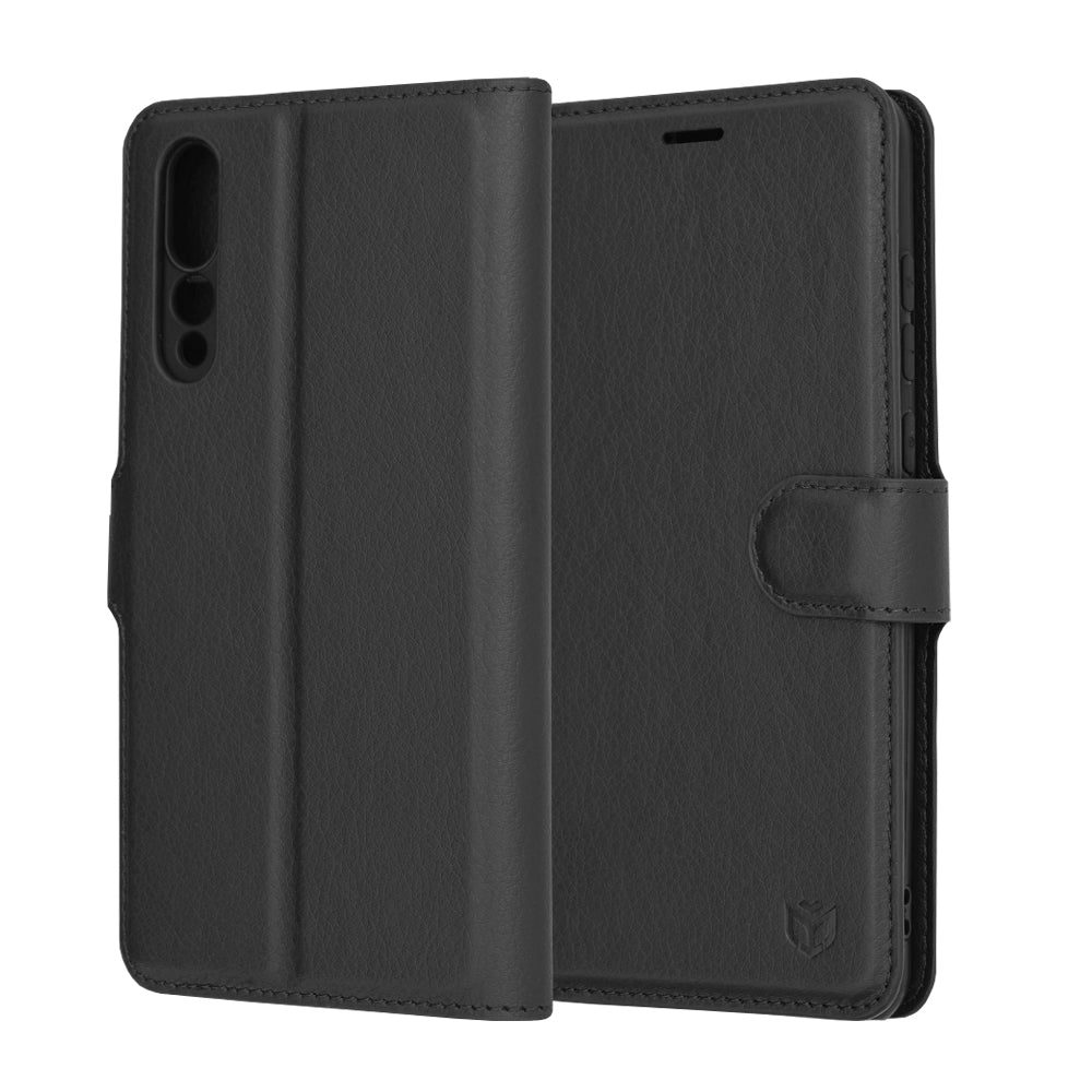 Θήκη για Huawei P20 Pro, Techsuit, Leather Folio, Μαύρη