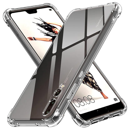 Θήκη για Huawei P20 Pro, Techsuit, Ανθεκτική σε Κρούσεις Διαφανής, Διάφανη
