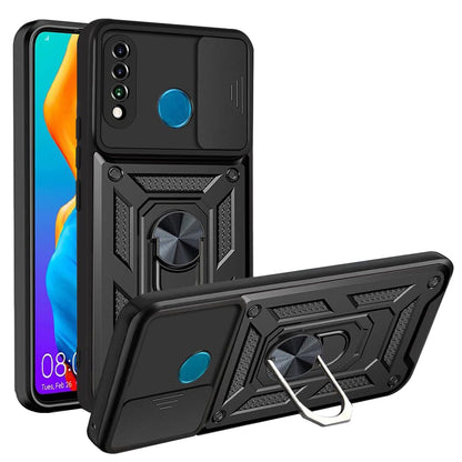 Case for Huawei P30 lite New Edition / P30 lite, Techsuit, CamShield, Black