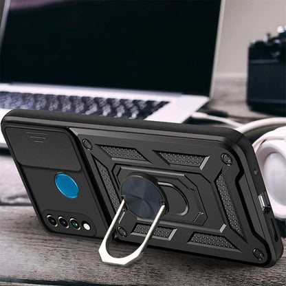 Case for Huawei P30 lite New Edition / P30 lite, Techsuit, CamShield, Black