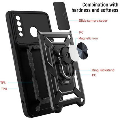 Case for Huawei P30 lite New Edition / P30 lite, Techsuit, CamShield, Black