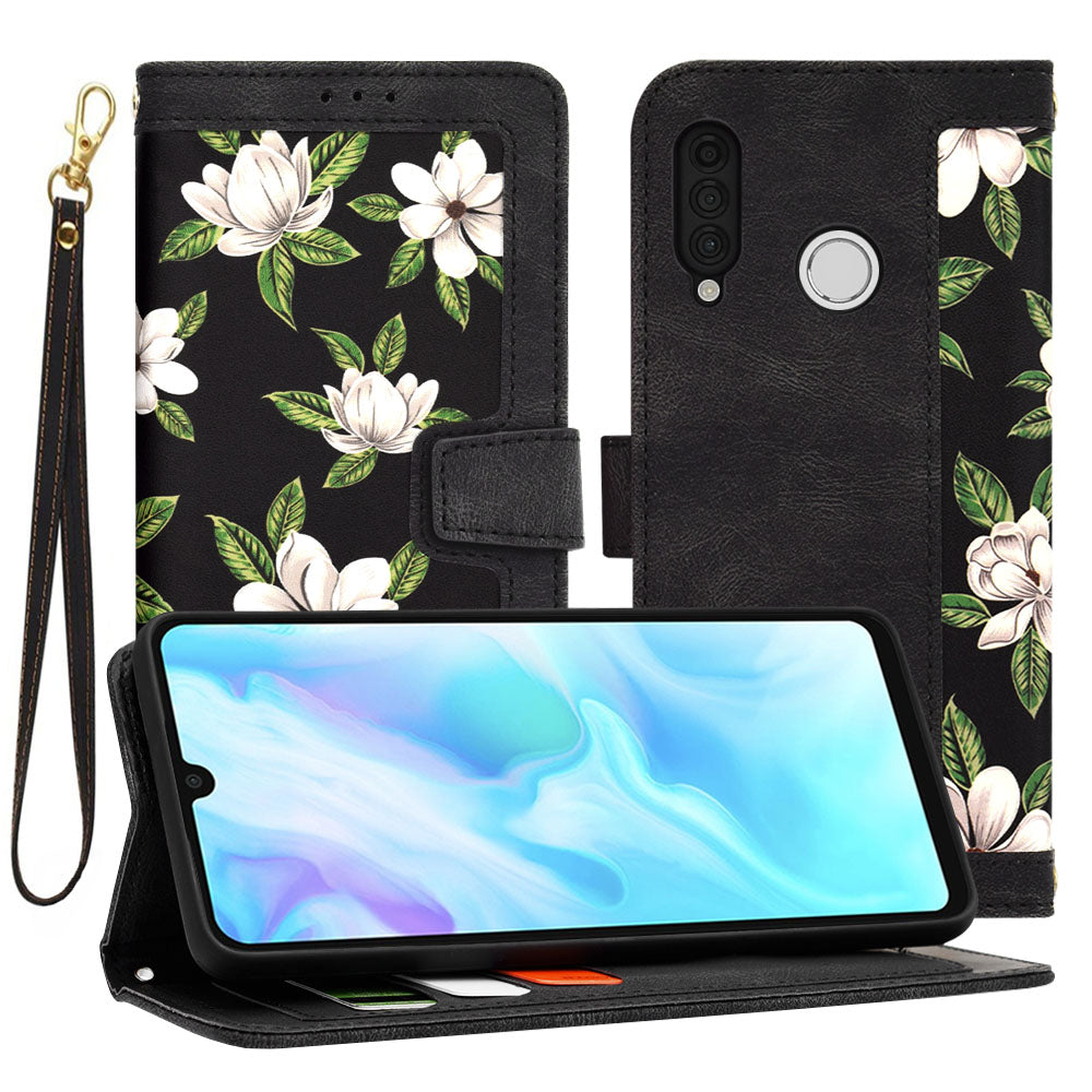 Θήκη για Huawei P30 lite New Edition / P30 lite, Techsuit, FlipCraft, Μαύρο