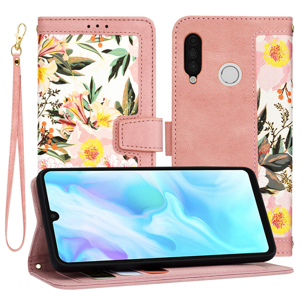 Θήκη για Huawei P30 lite New Edition / P30 lite, Techsuit, FlipCraft, Ροζ