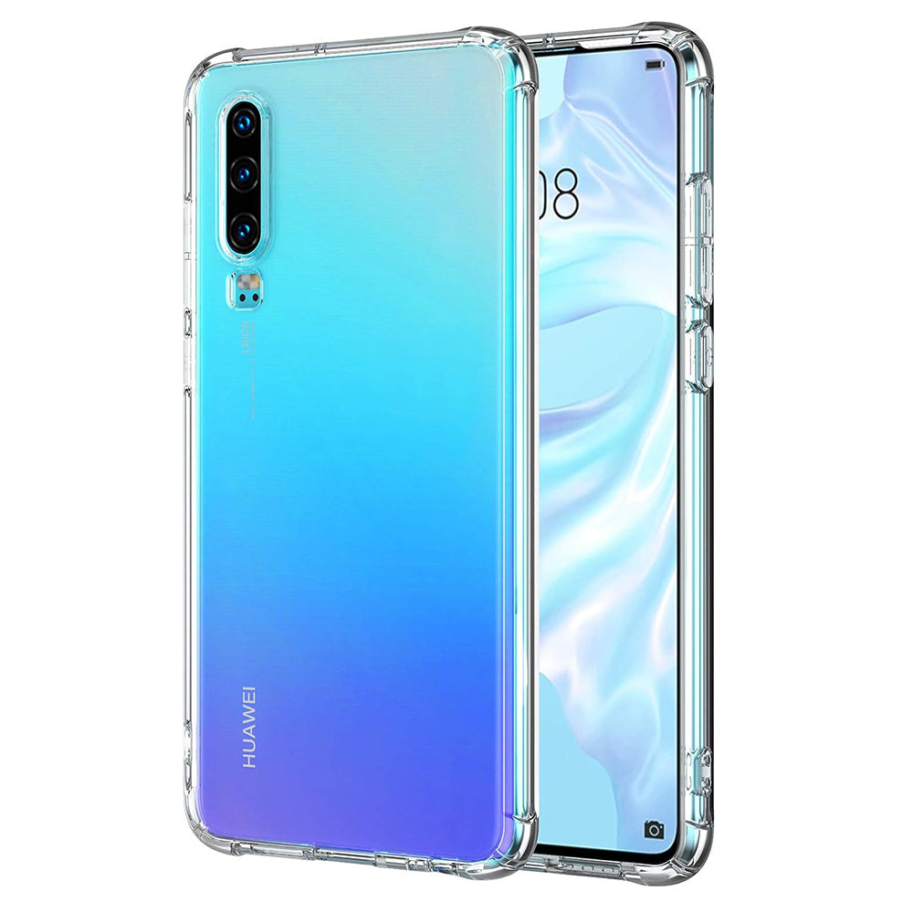 Θήκη για Huawei P30, Techsuit, Ανθεκτική σε Κρούσεις Διαφανής, Διάφανη