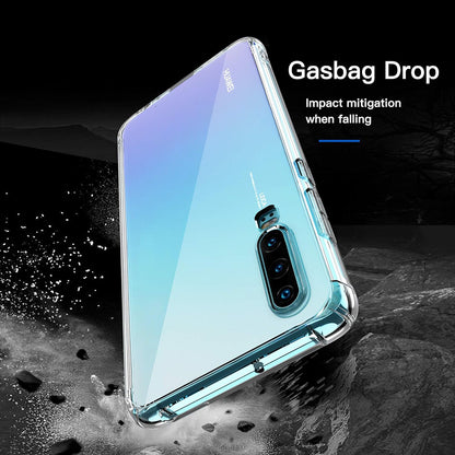 Θήκη για Huawei P30, Techsuit, Ανθεκτική σε Κρούσεις Διαφανής, Διάφανη