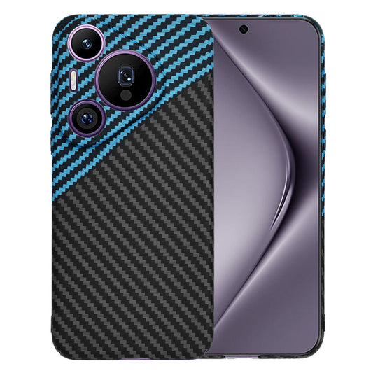 Θήκη για Huawei Pura 70 Pro, Techsuit, Carbonite FiberShell, Μαύρο Μπλε