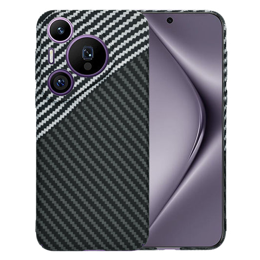 Θήκη για Huawei Pura 70 Pro, Techsuit, Carbonite FiberShell, Μαύρο Γκρι