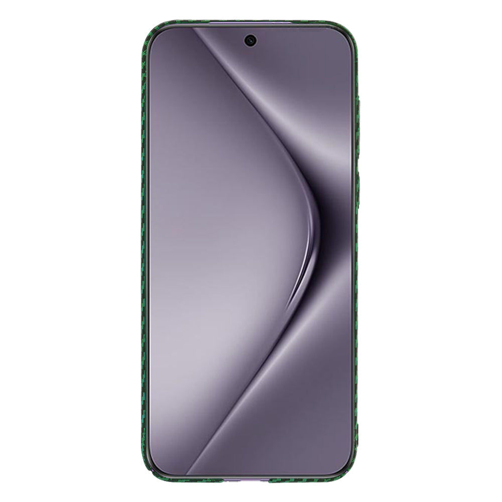 Θήκη για Huawei Pura 70 Pro, Techsuit, Carbonite FiberShell, Πράσινο