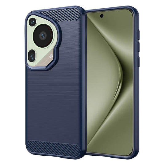 Case for Huawei Pura 70 Ultra, Techsuit, Carbon, Blue