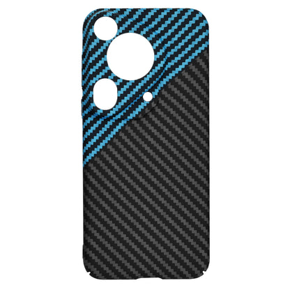 Case for Huawei Pura 70 Ultra, Techsuit, Carbonite FiberShell, Black Blue